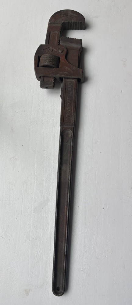 VINTAGE Walworth 24" Genuine Stillson Pipe Monkey Wrench Adjustable