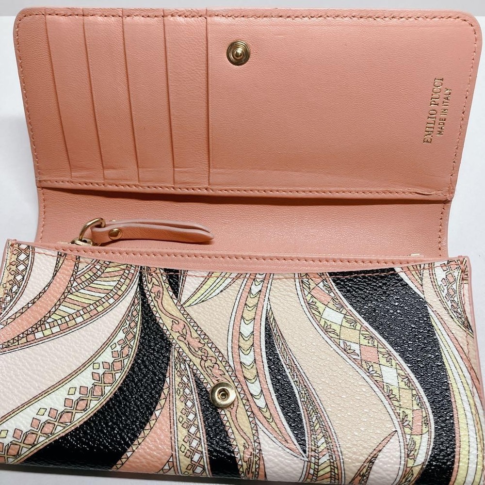 Emilio Pucci Long Wallet Multicolor
