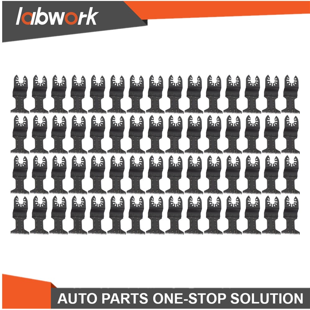 Labwork Plastic And Wood Oscillating Multitool Quick Release Saw Blades 60Pack