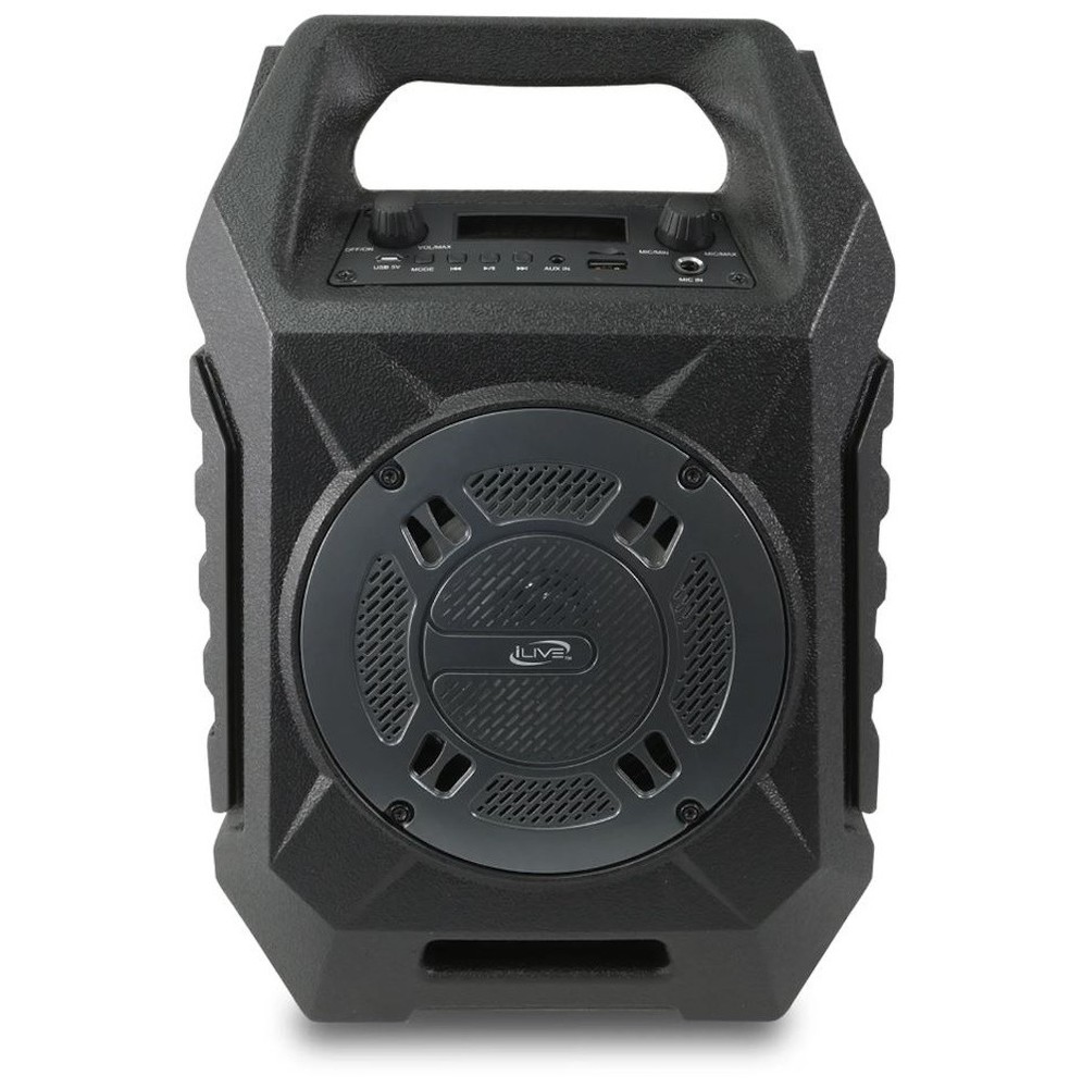 iLive Tailgate ISB408B Portable Bluetooth Speaker - Black