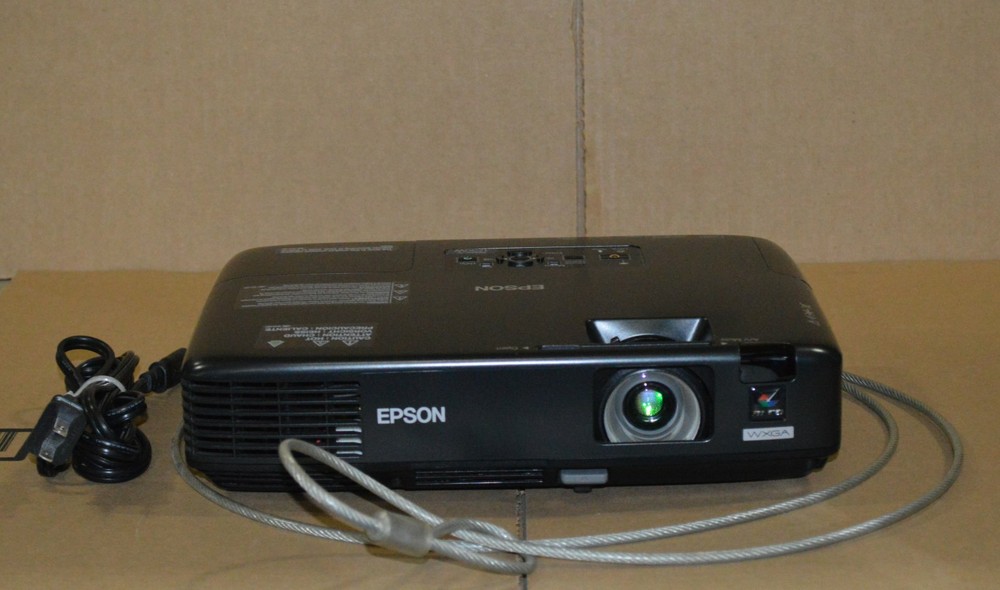 Epson Power Line 1730W LCD Projector Very Clean -No Remote