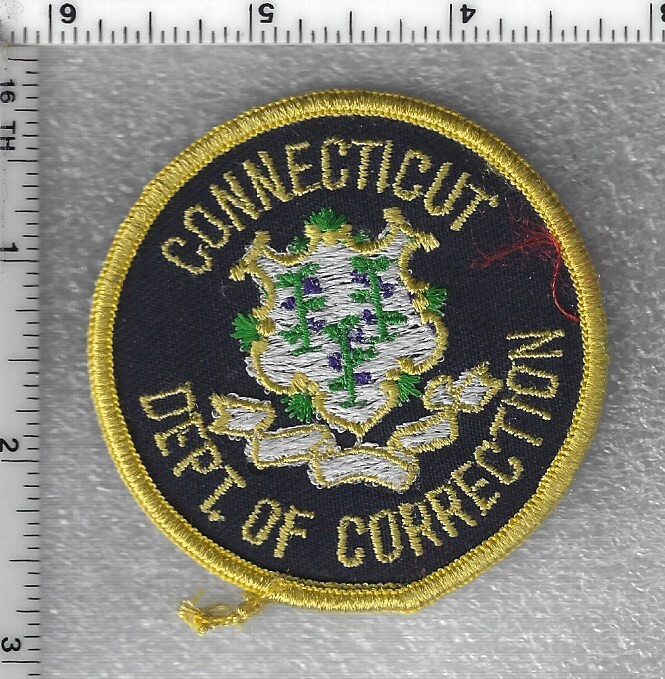 Connecticut Department of Correction -  Baseball Cap/Hat Patch