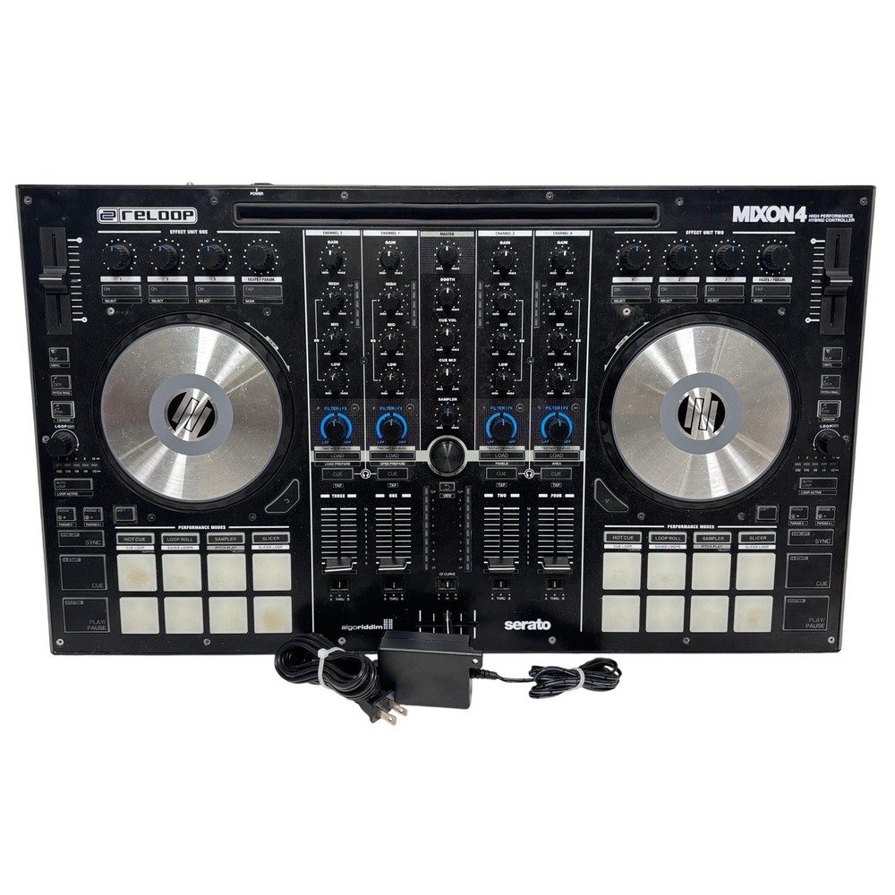 Reloop Mixon 4 High Performance 4 Channel Hybrid DJ Controller