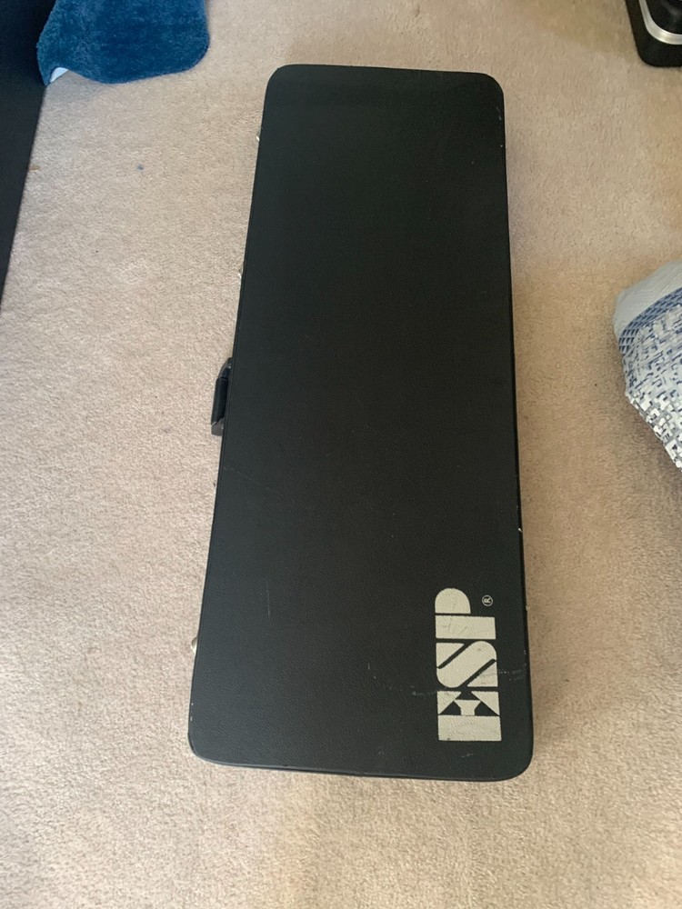 ESP LTD Explorer / Firebird Electric Guitar Black HARD CASE
