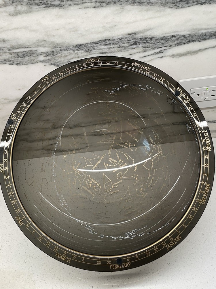 Rare North Star Sphere Halley's Comet Commemorative Edition Science Sky Chart