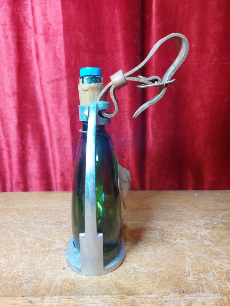 Vintage "Armagnac Ducasting" Bottle With Stirrup Attachment