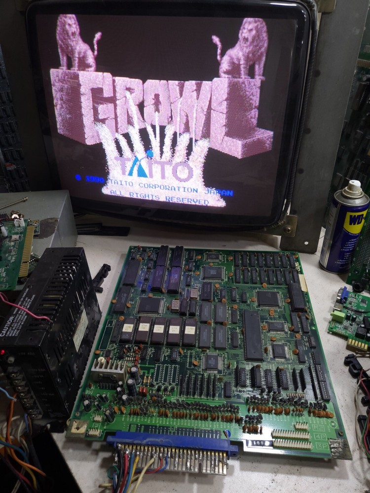 GROWL PCB TAITO WORKING