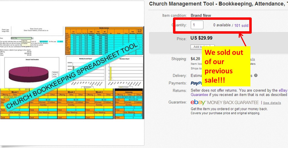 Church Management Tool - Bookkeeping, Attendance, Tithe, Offering, Tax, Expense