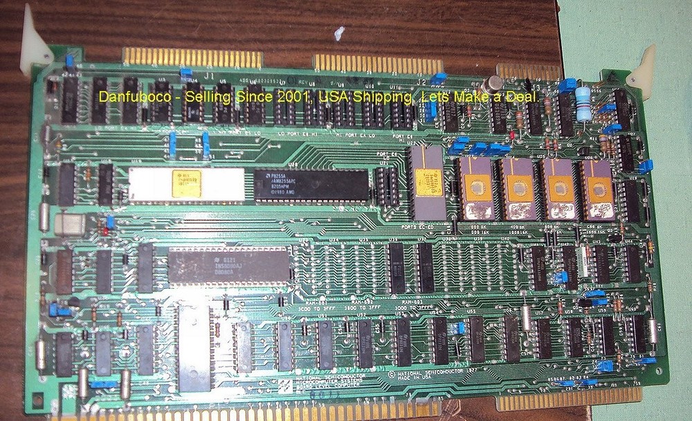 National Semiconductor RMC-660 " 8080 CPU Multibus Computer boots to Rom, 1979
