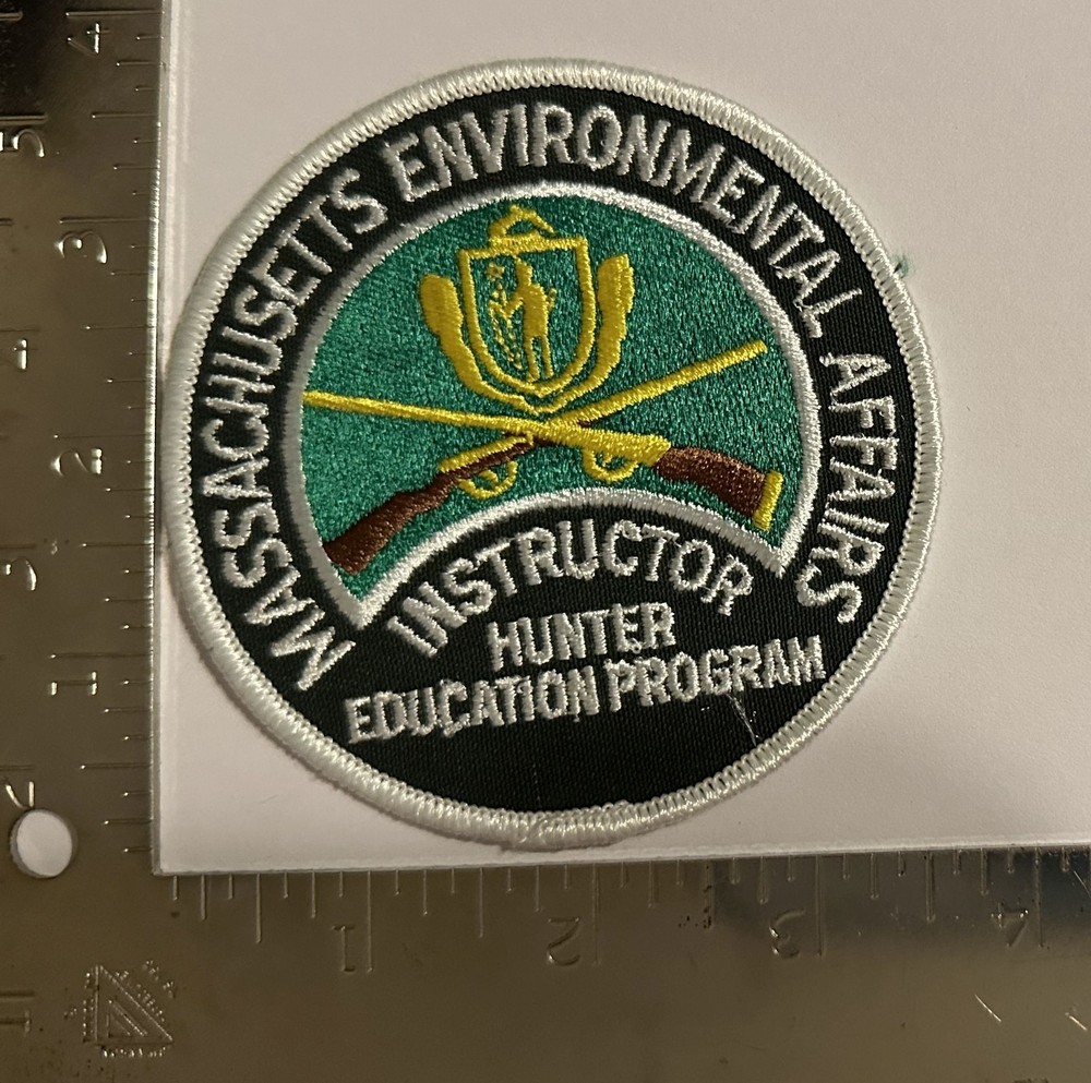 Massachusetts Environmental Affairs Hunter Education Instructor Patch – Vintage