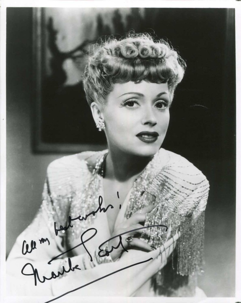 Martha Scott Autograph
