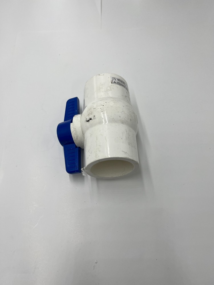 ERA PVC Compact Ball Valve 2" VBV-P40-E8B Schedule 40 x Solvent 150 PSI 73ºF