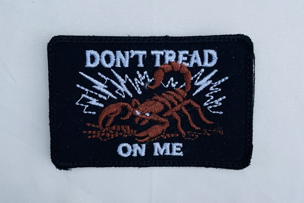 "Don't Tread On Me" - GORUCK style - Hook and Loop Backing Morale Patch