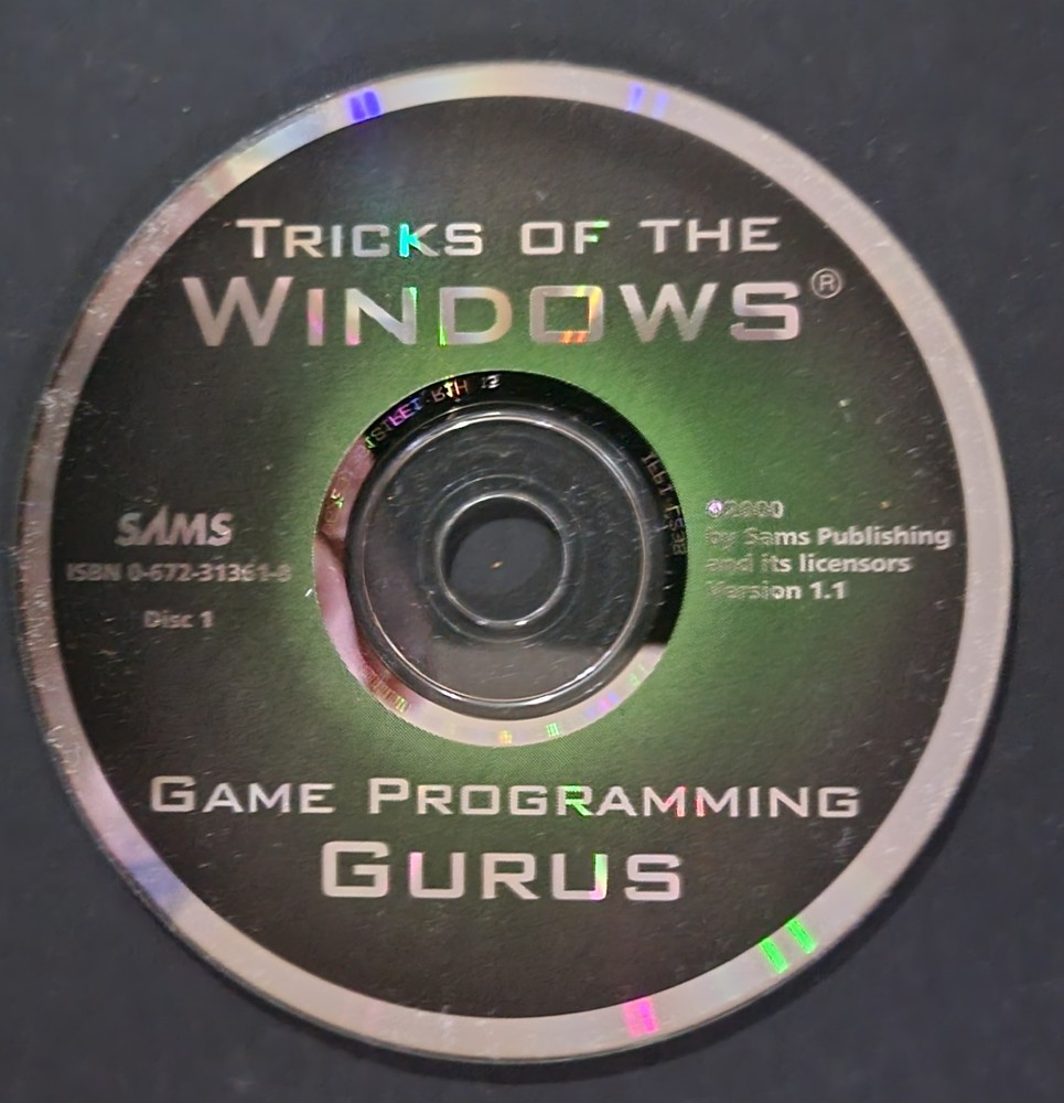 COMPLETE Tricks of the Windows Game Programming Gurus, 1st Ed W/ BOTH CDs