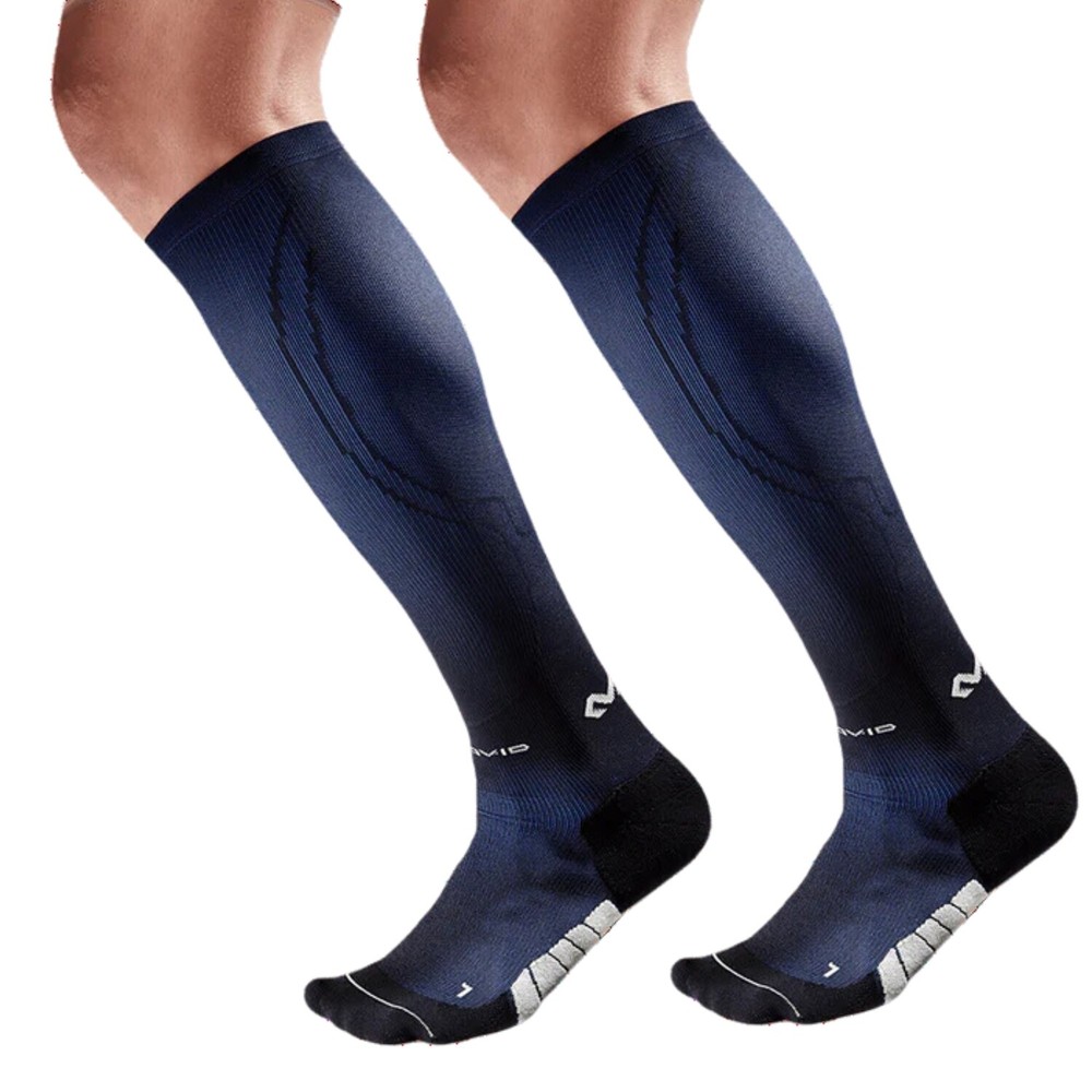 Mcdavid Targeted Compression 10k Runner Socks/pair Small - Black/Alt. Blue