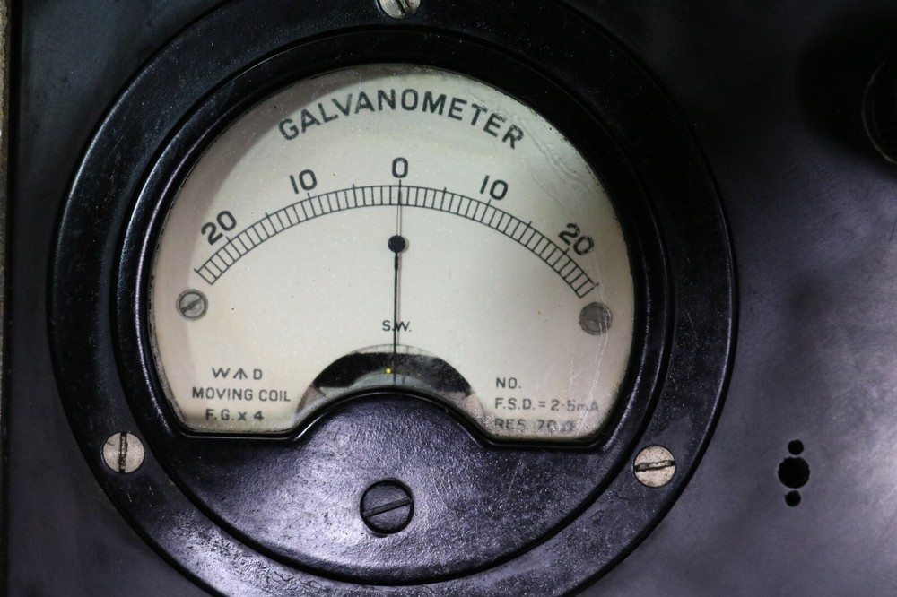Vintage Collectable Galvanometer War Dept MOD Issue Bakelite UNTESTED