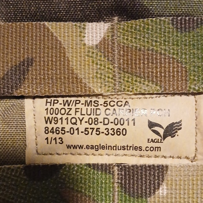 Eagle Industries 100oz Multicam Hydration Pack 8465-01-575-3360