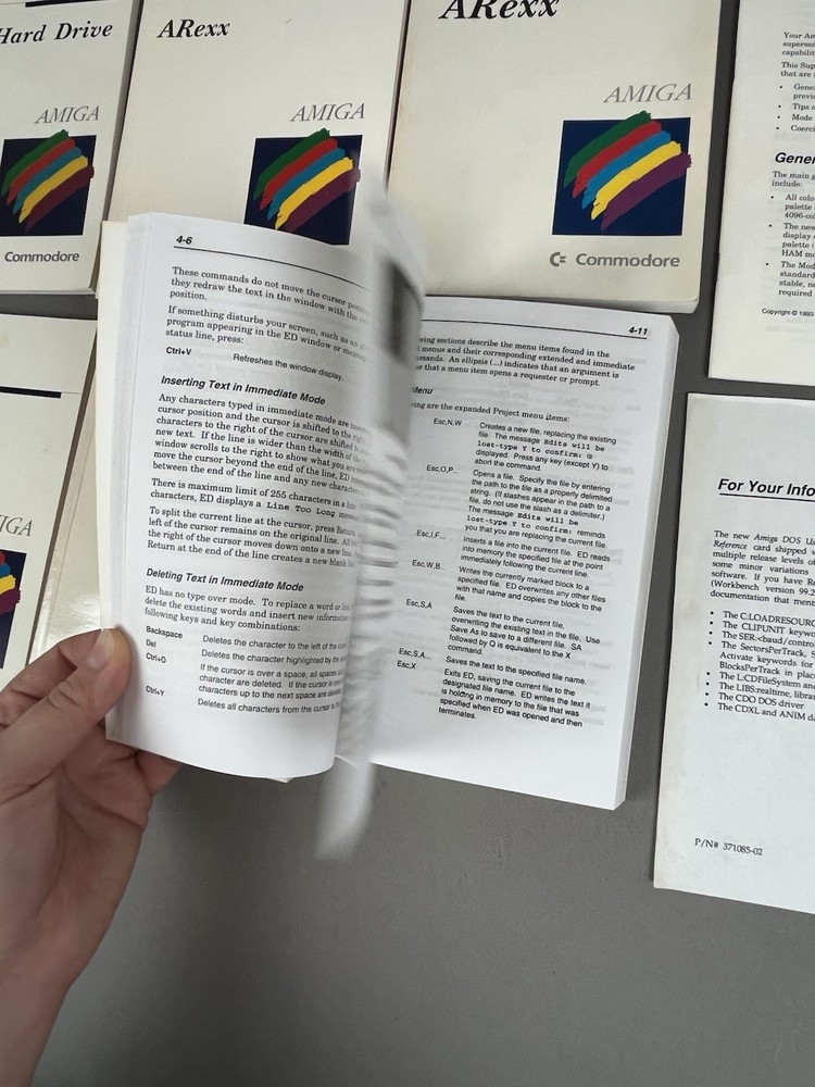 Commodore Amiga Version 3.0 Disks & Manuals - Vintage Computing