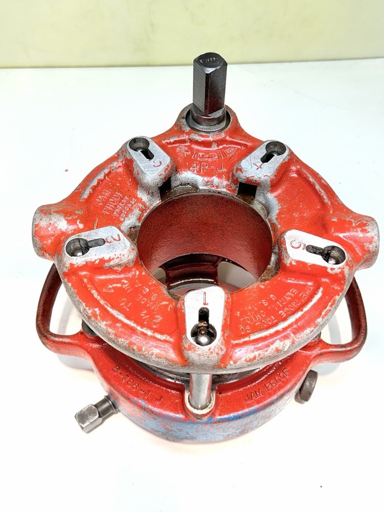 RIDGID 4P-J POWER THREADING/ GEARED PIPE THREADER 2-1/2" - 4" #1