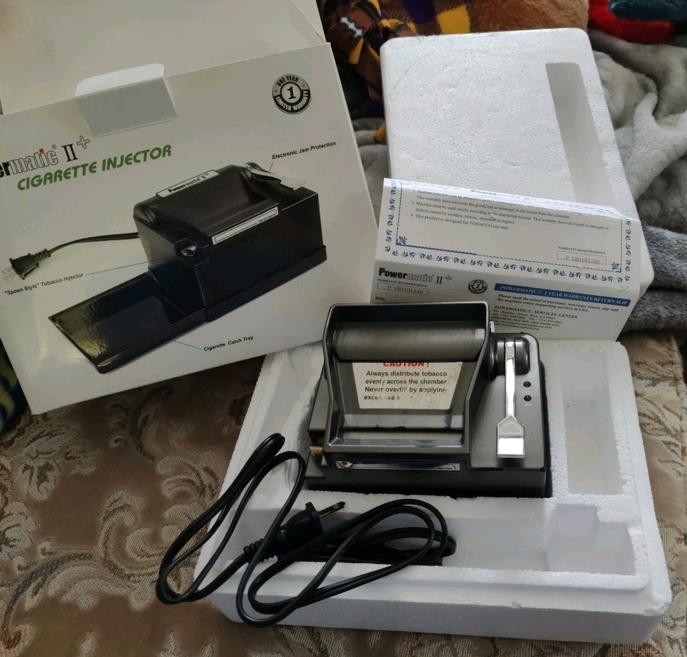 Powermatic ll Cigarette Injector Makes  Kings or 100s
