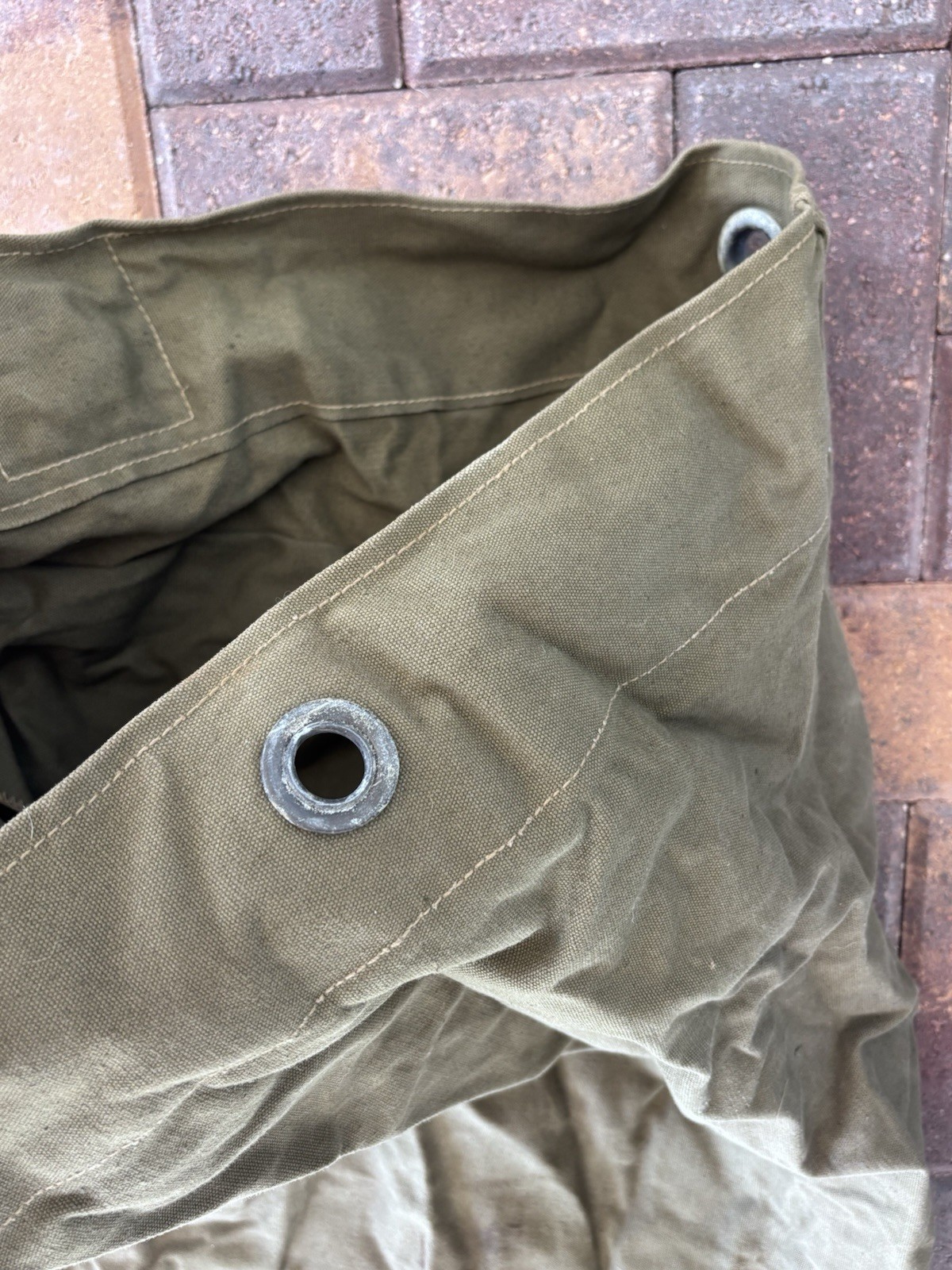 ORIGINAL WWII US ARMY INFANTRY SOLDIER GI DUFFLE BAG- TWEEDIE, 1944