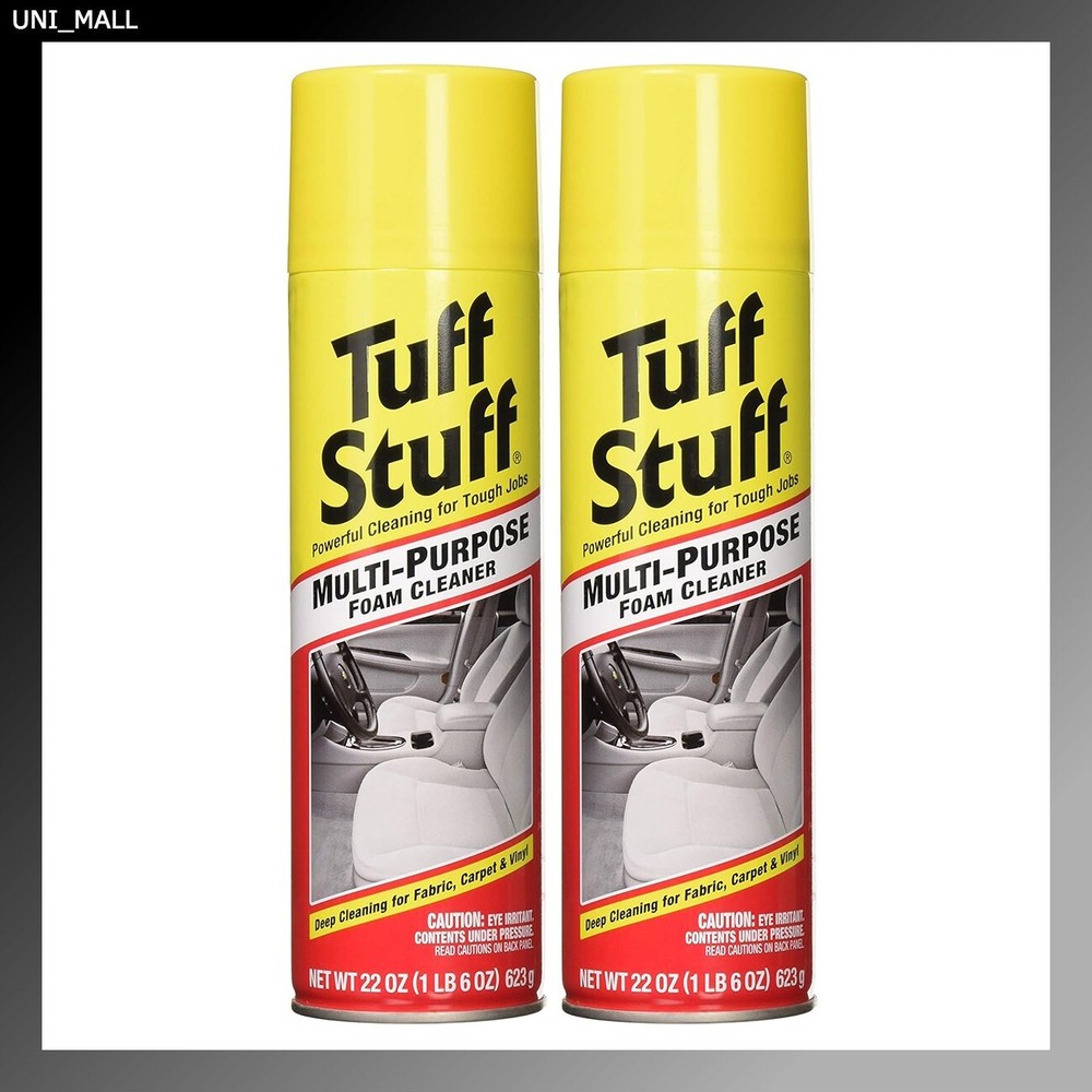 Tuff Stuff Foam Cleaner Multi-Purpose Cleaner, 22 oz Aerosol, 2 Pack