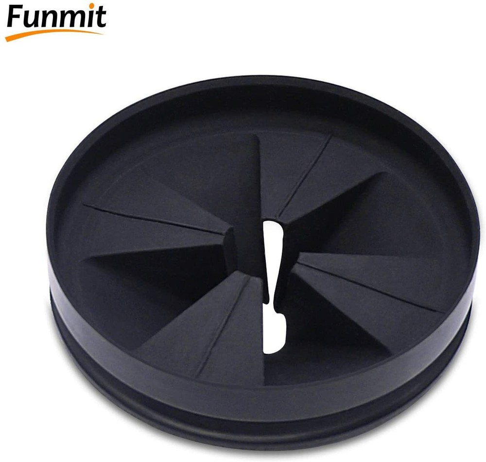2-Pack QCB-AM Rubber Garbage Disposal Splash Guard for Most Sink Disposal System
