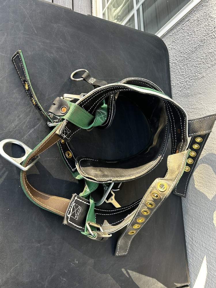 Bucking Ham 1373 Climbing Belt Butt Strap Floating D Ring Medium