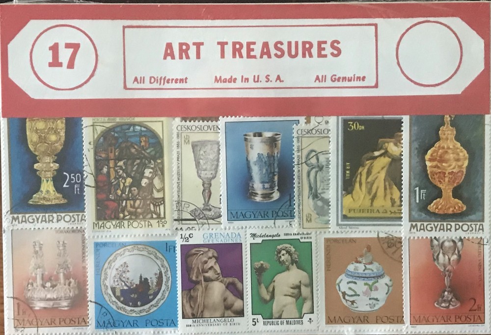 Stamp Packet - Art Treasures