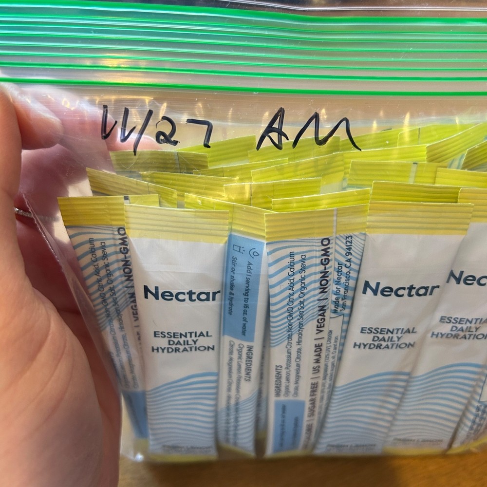 Nectar Hydration Essential Daily Hydration Fresh Lemon Flavor