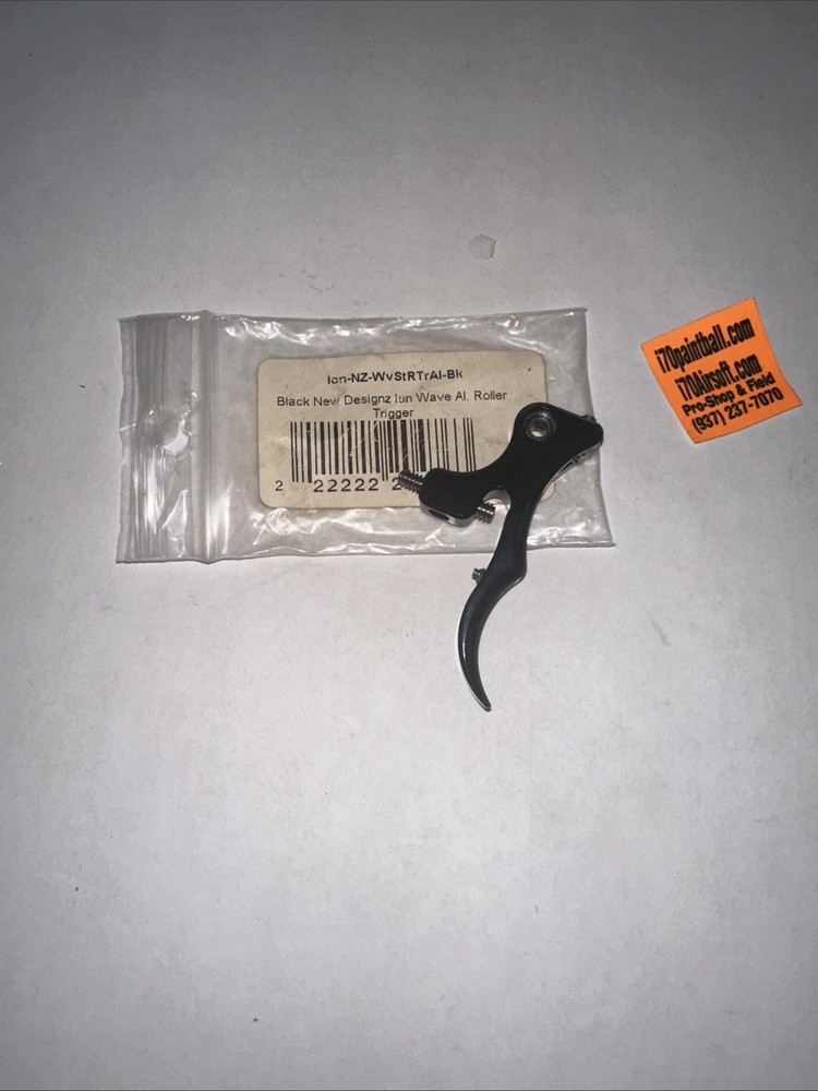 Black Smart Parts Ion Aluminum  Wave Roller Trigger