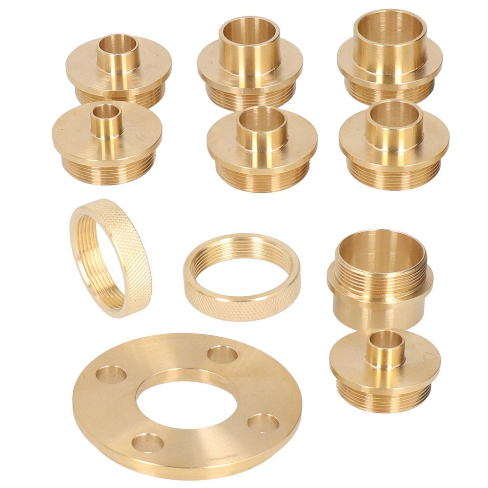 ˇTemplate Router Guides Kit With Lock Nut Adapter Template Guide Bushing Kit For