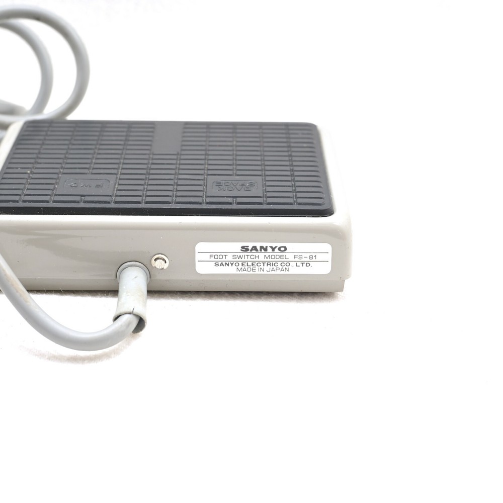 Sanyo FS-81 Transcription Foot Switch Control Pedal - Untested!