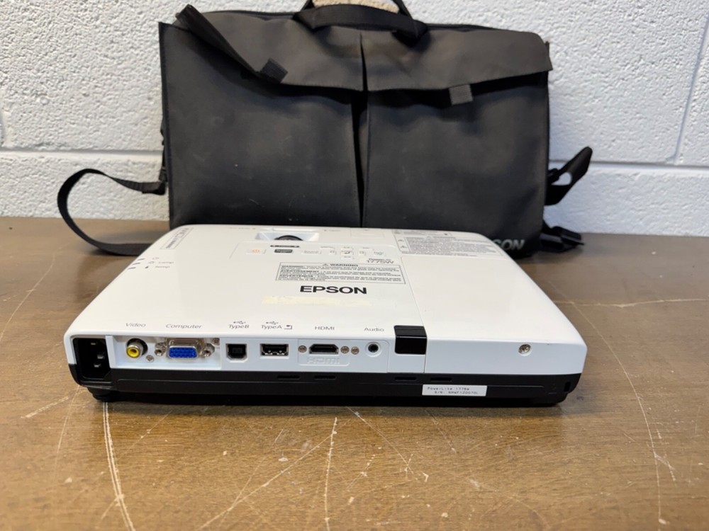 Epson Powerlite 1775 Watt Multimedia Projector Model