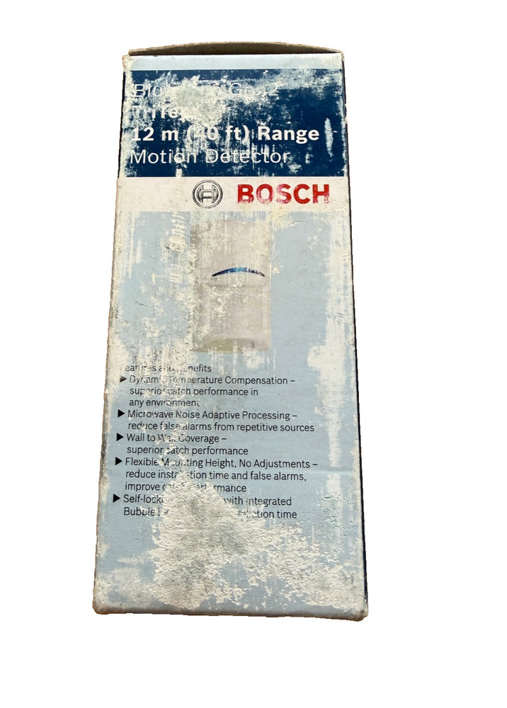 BOSCH ISC-BDL2-W12G MOTION DETECTOR 40 FT RANGE