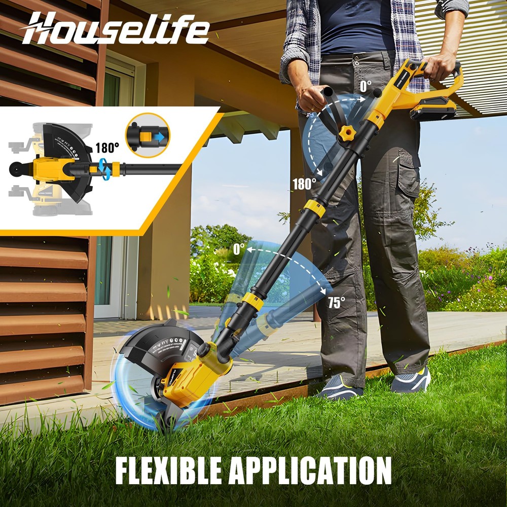 Cordless Weed Eater and Leaf Blower Combo Blower+String Trimmer