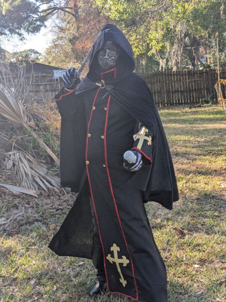 Black Priest Robe