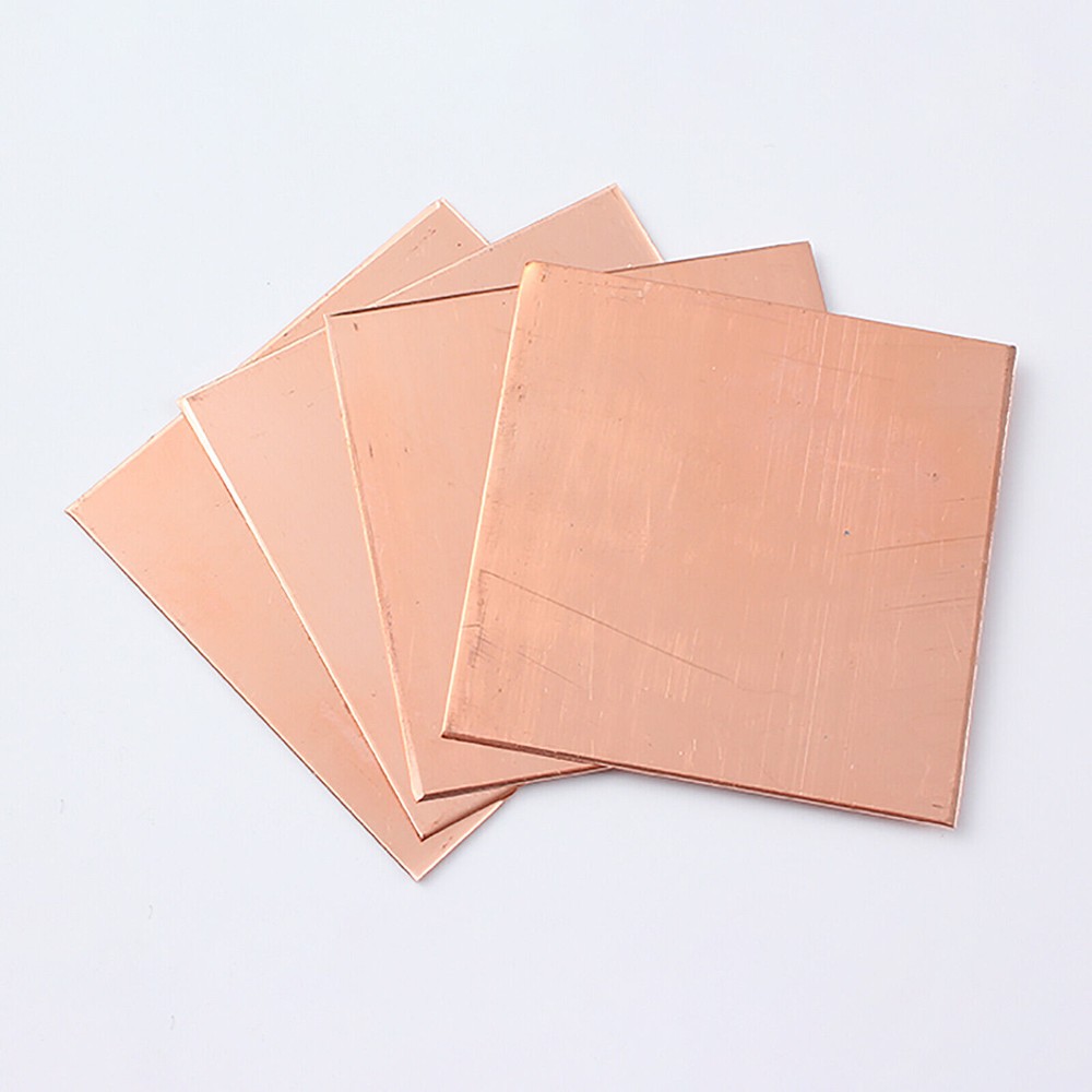 Thickness 1mm-6mm 99.9% T2 Pure Copper Plate/Sheet Copper Solid Metal Foil Panel