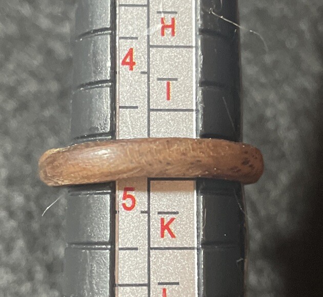 Stunning Walnut Unisex Ring. Beautiful Crafted