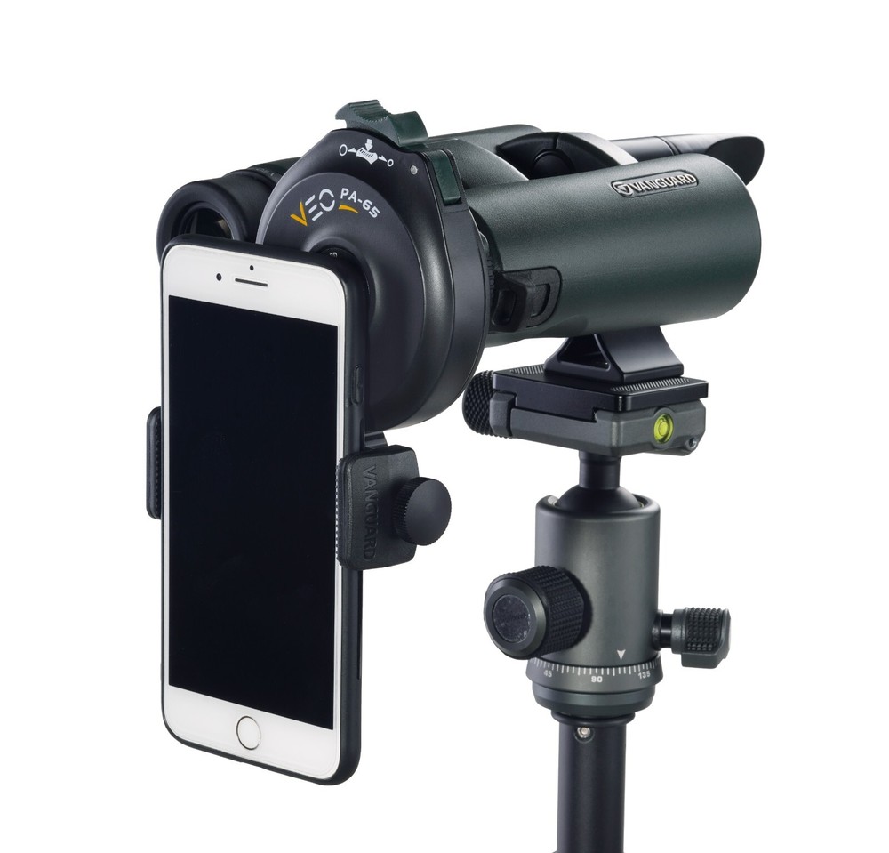 VEO PA-65 UNIVERSAL DIGISCOPING SMARTPHONE/OPTICS ADAPTER KIT W/BLUETOOTH REMOTE