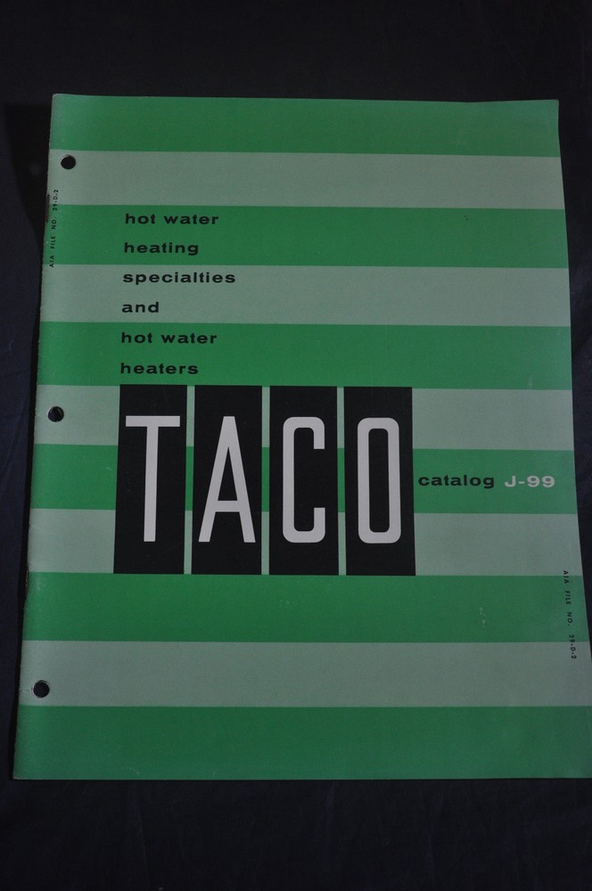 Better Heating With TACO Brochure - Rhode Island