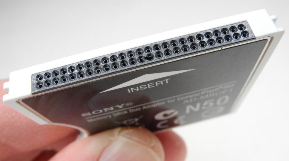 (READ!!!) Sony AD-MSCF1 Memory Stick Duo Adapter To CF Compact Flash Type II