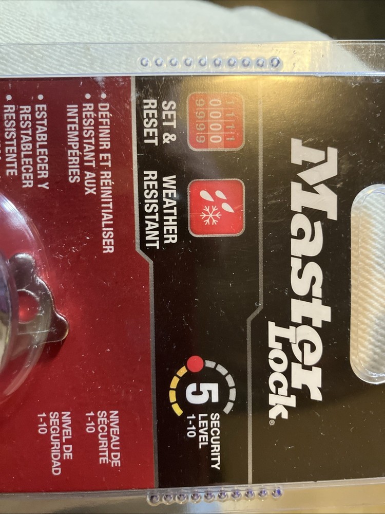 Master Lock 175D Combination Padlock