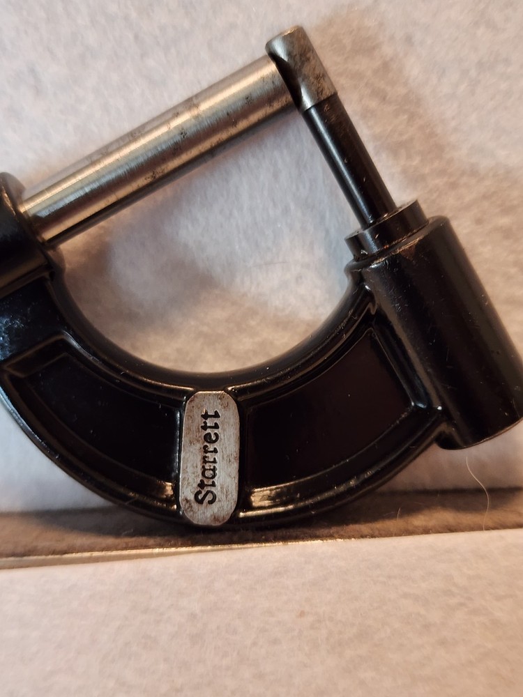 Starrett OD Pin micrometer #598 old style with fixed pin