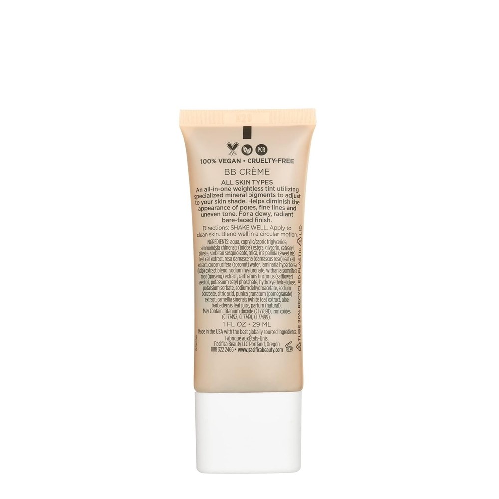 Pacifica Alight Multi-Mineral BB Cream Medium ? Hydrating Tinted Moisturizer & P