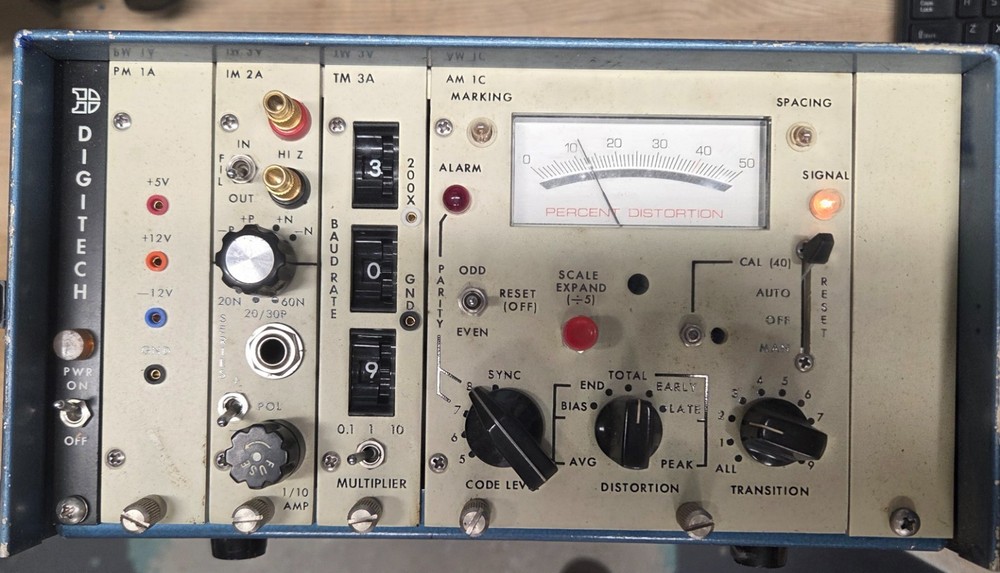 RARE Digitech 2682-06 Distortion Analyzer? TURNS ON - PM1A IM2A AM1C modules
