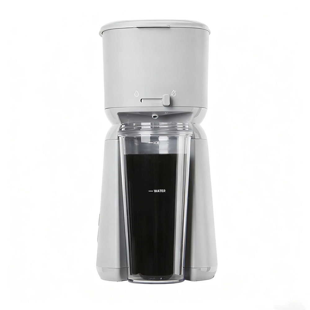 Single Serve Iced Coffee Maker, Soft Silver