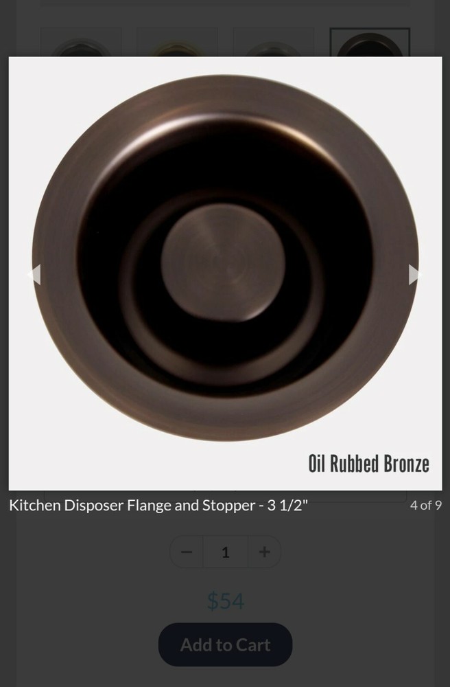 Disposal Stopper Amd Flange