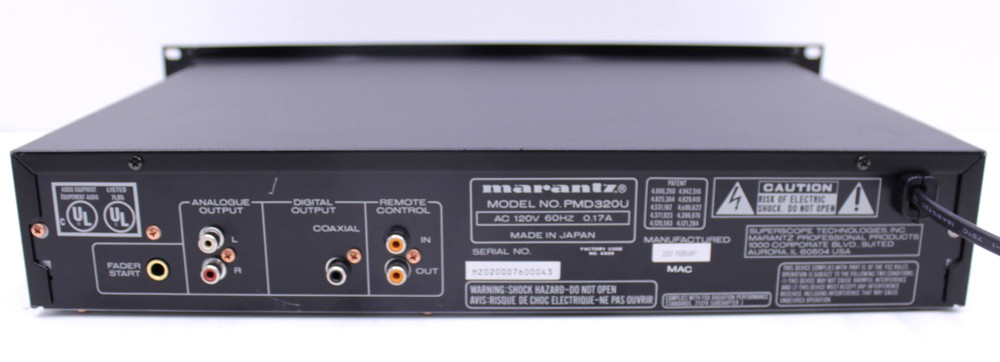 Marantz PMD-320 Professional CD-Player Tested