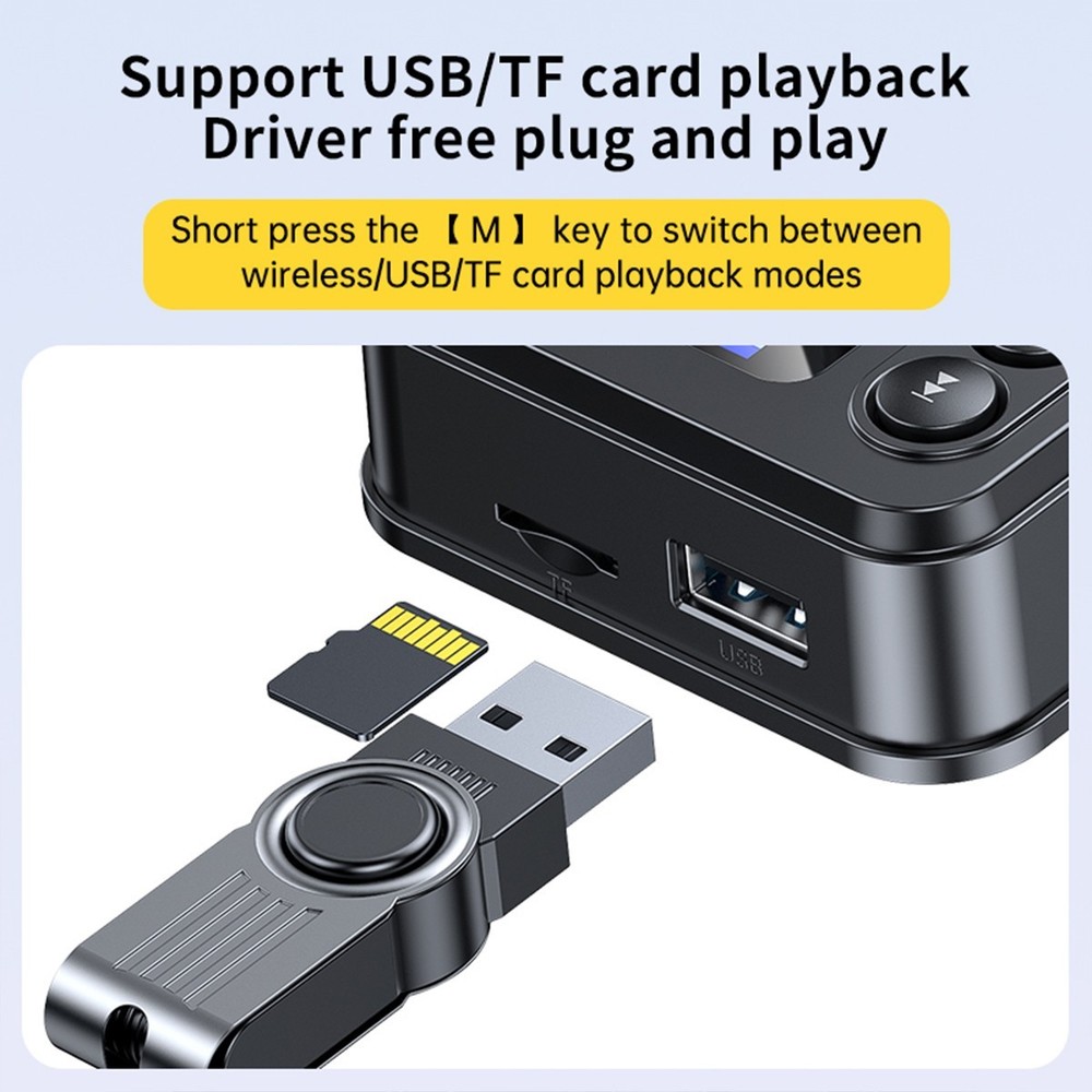 Bluetooth 5.4 Transmitter Receiver Long Range For TV Home Stereo Audio Adapter